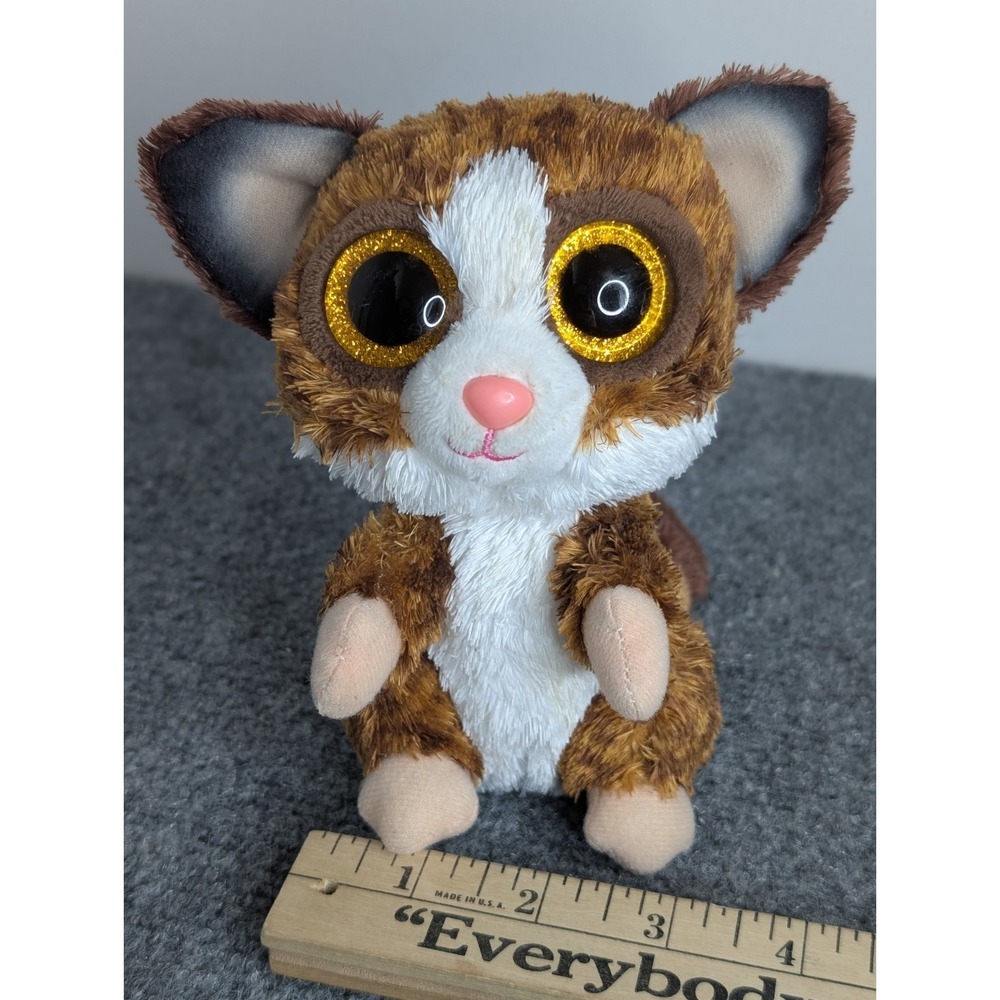 Ty Beanie Boo‎ "BINKY" Bush Baby 6 Inch Stuffed Toy 2021 (No Hang Tags) Silk